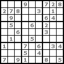 Sudoku Solution Step 1